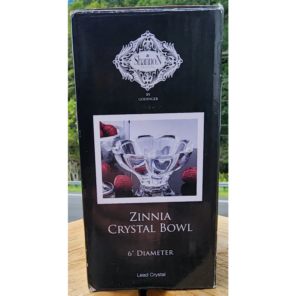 Shannon Crystal By Godinger Zinnia‎ Crystal Bowl